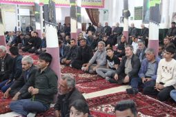 گزارش تصویری ازمراسم سالگرد شهادت آیت‌الله رئیسی و دیگر شهدای خدمت درمسجد جامع شهر خواجه