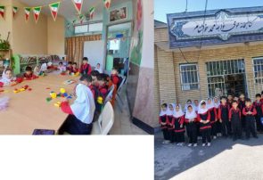 بازدید کودکان مهدکودک ال شاد از کتابخانه عمومی خواجه محمد خوشنام