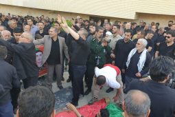 گزارش تصویری از تشییع پر شکوه پیکر شهید مدافع وطن در خواجه