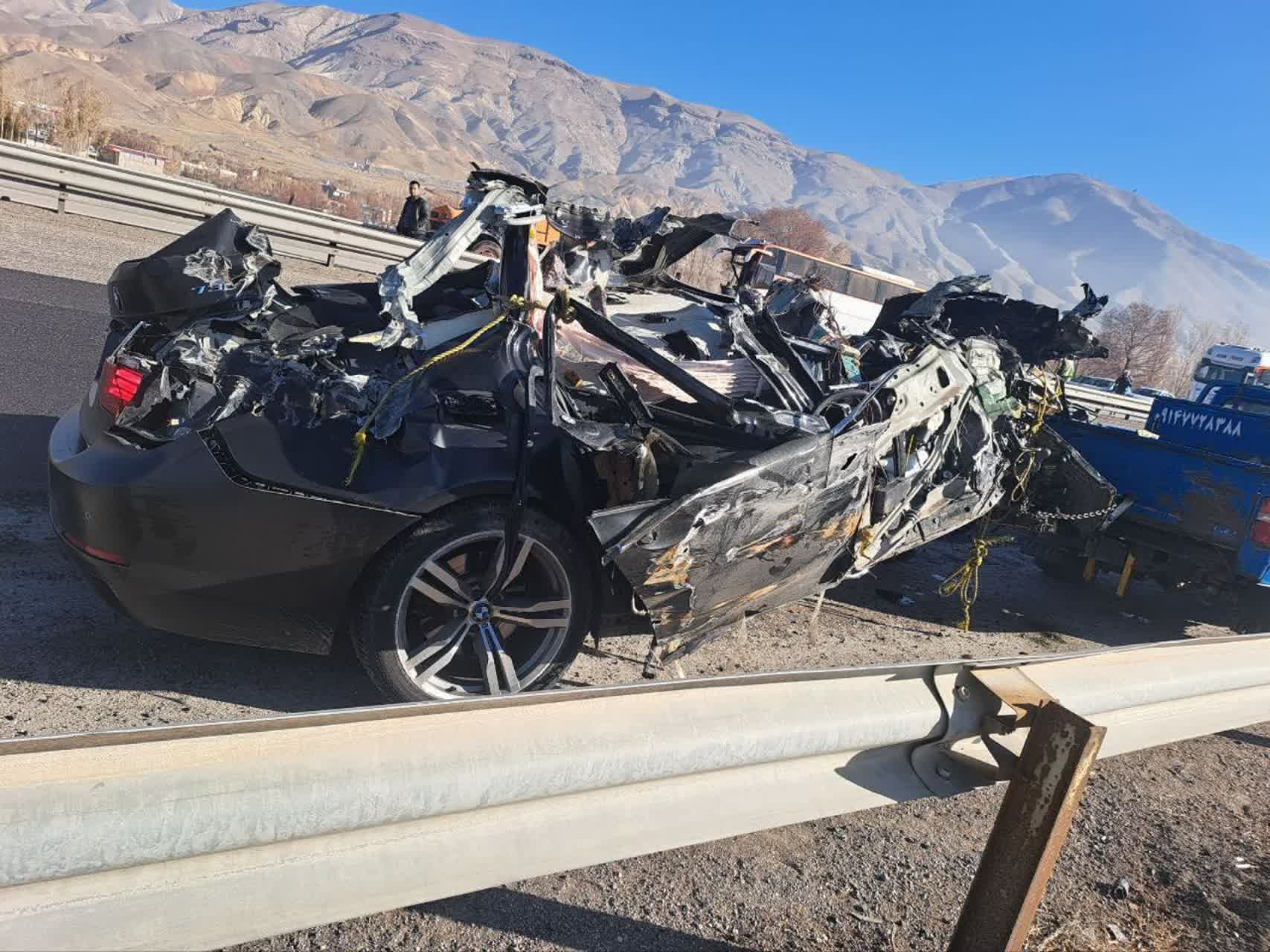 تصادف زنجیره‌ای در آزادراه پیامبر اعظم تبریز با یک فوتی و ۱۶مصدوم