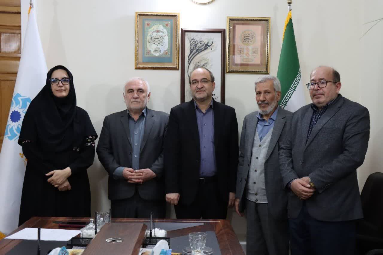 پیگیری مشکلات کتابخانه های اهر و هریس ،خواجه دردیدار عبدالهی با دبیر کل نهاد کتابخانه ها