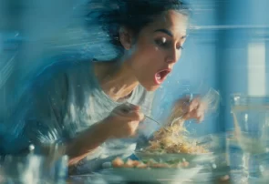 سریع غذا خوردن نشانه چیست؟