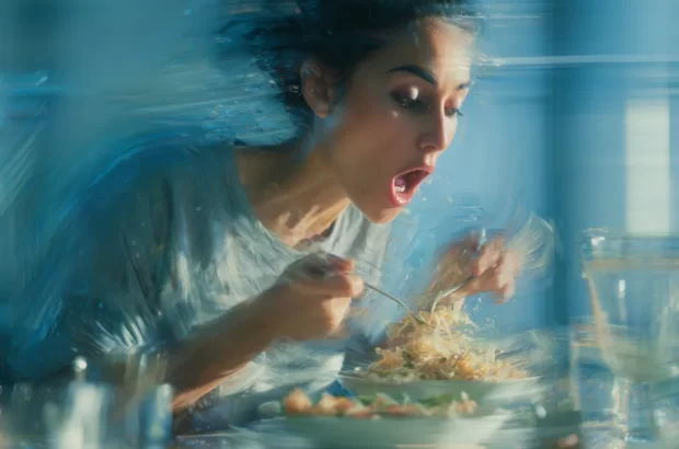 سریع غذا خوردن نشانه چیست؟